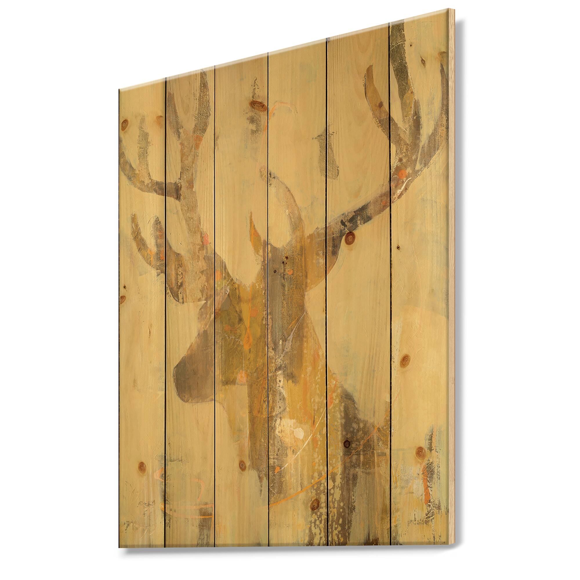 Designart - Golden Deer II